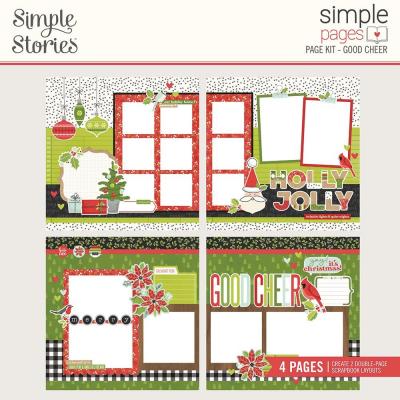 Simple Stories Make It Merry Simple Pages Page Kit - Good Cheer